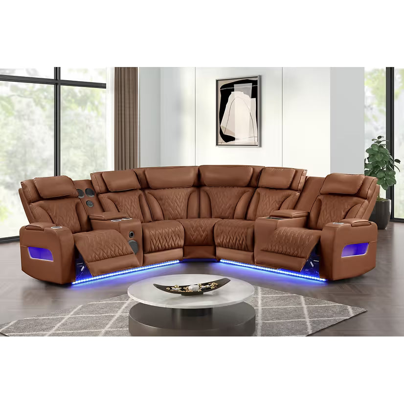 Skyline S2024 Recliner Sofa - Caramel, Black or Sand