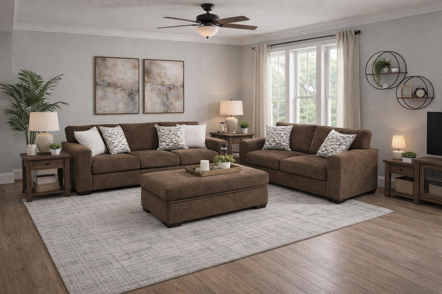 106 Hero Cappucino Loveseat