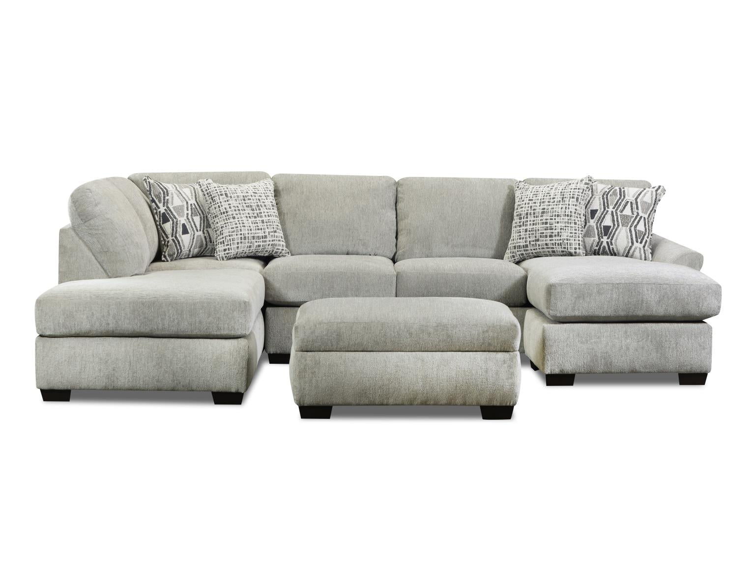 110 embrace platinum oversized sectional