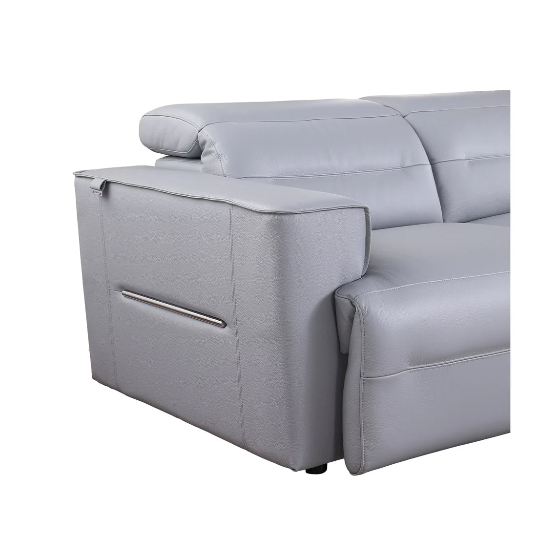 Nexus MI‑1260 Power Reclining Sectional Sofa - White, Light Blue or Brown