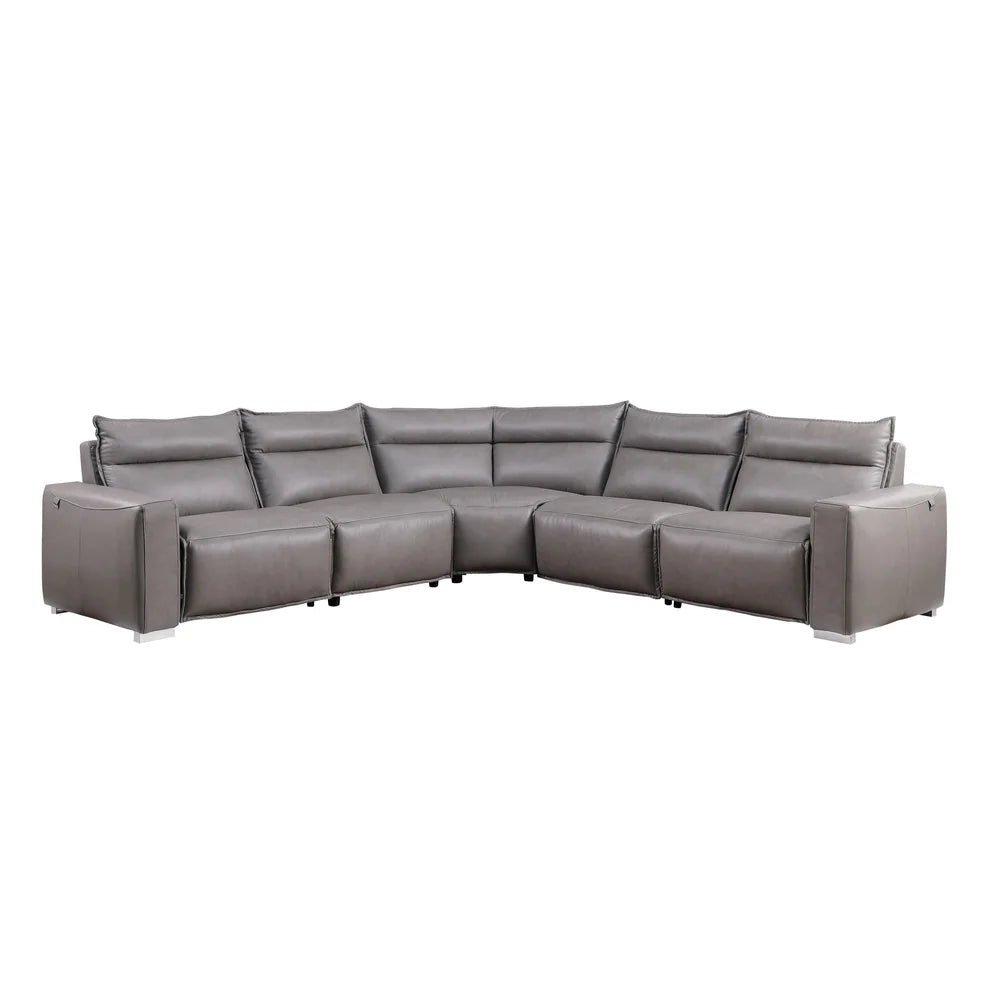 S2025 Innova Recliner Sectional - Camel, Beige or grey