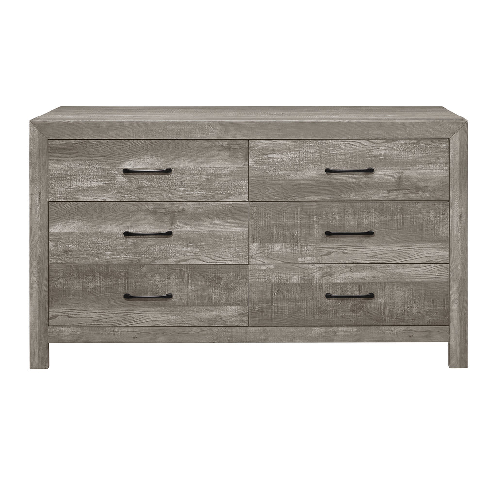 1534 Rustic Gray Bedroom Set