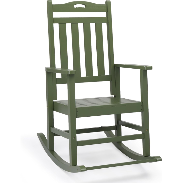 Wooden Outdoor Rocking Chair, multiple colors