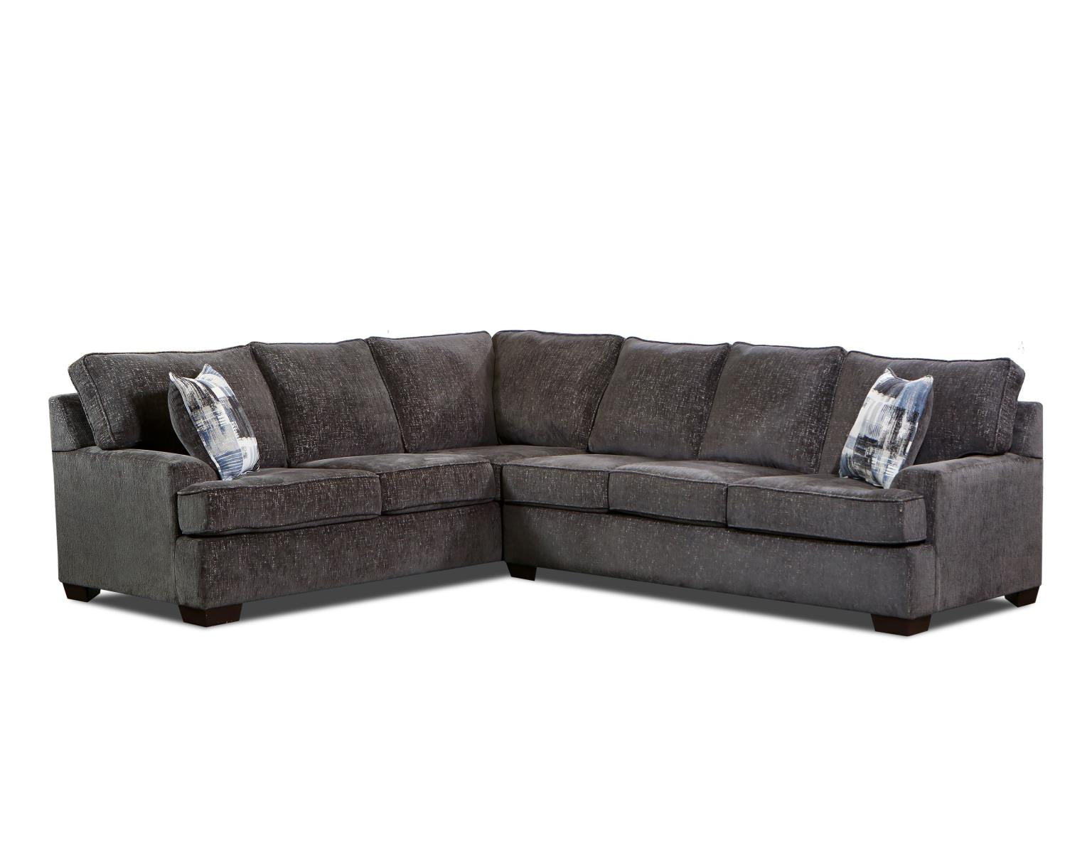 180 Dillon Charcoal sectional by Simmons