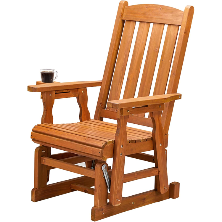 38634594 Outdoor Glider Chair Natural