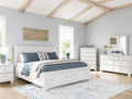 Ashley Fortman B680 5pc bedroom set White