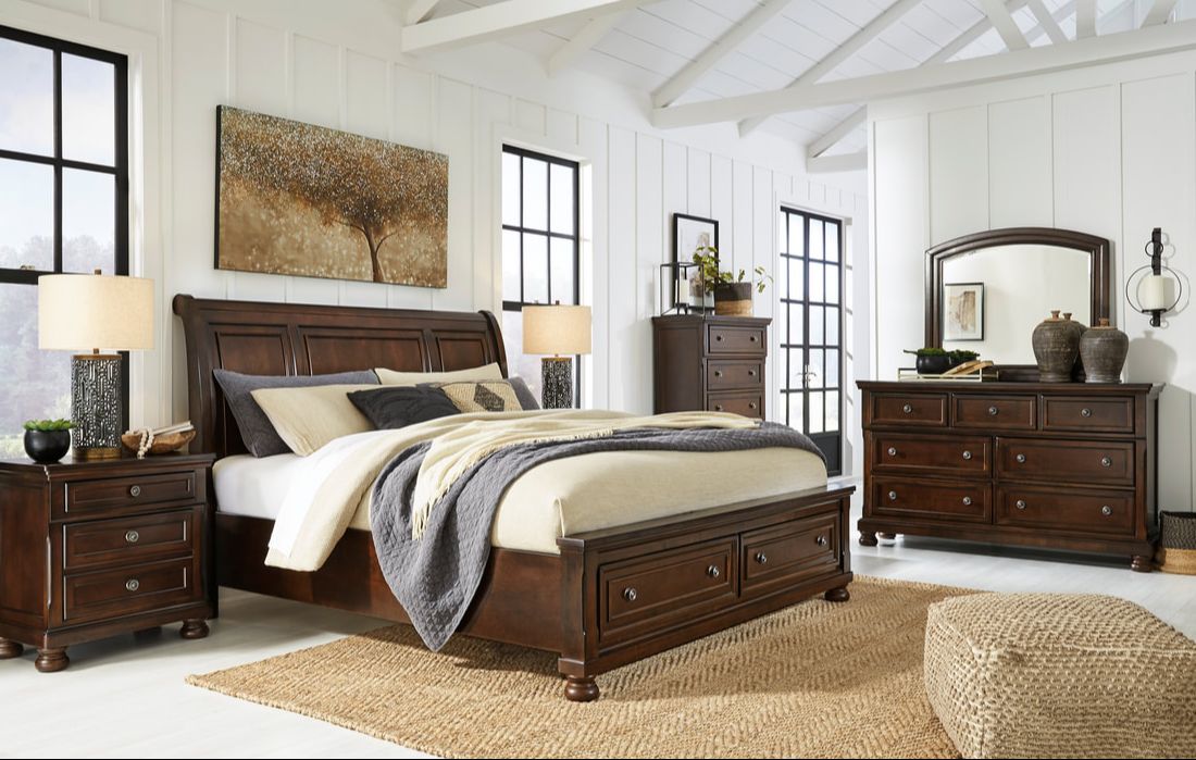 Ashley b697 Porter 5pc bedroom set Brown