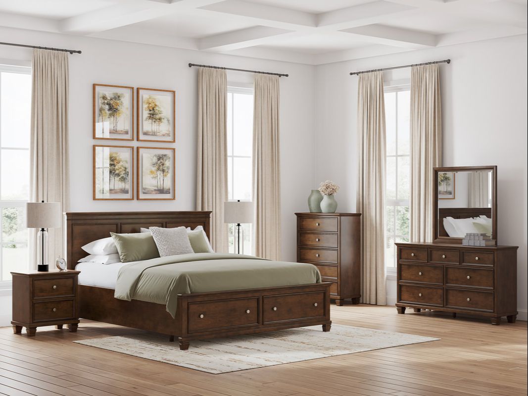 Ashley Danabrin B685 5pc bedroom set Brown