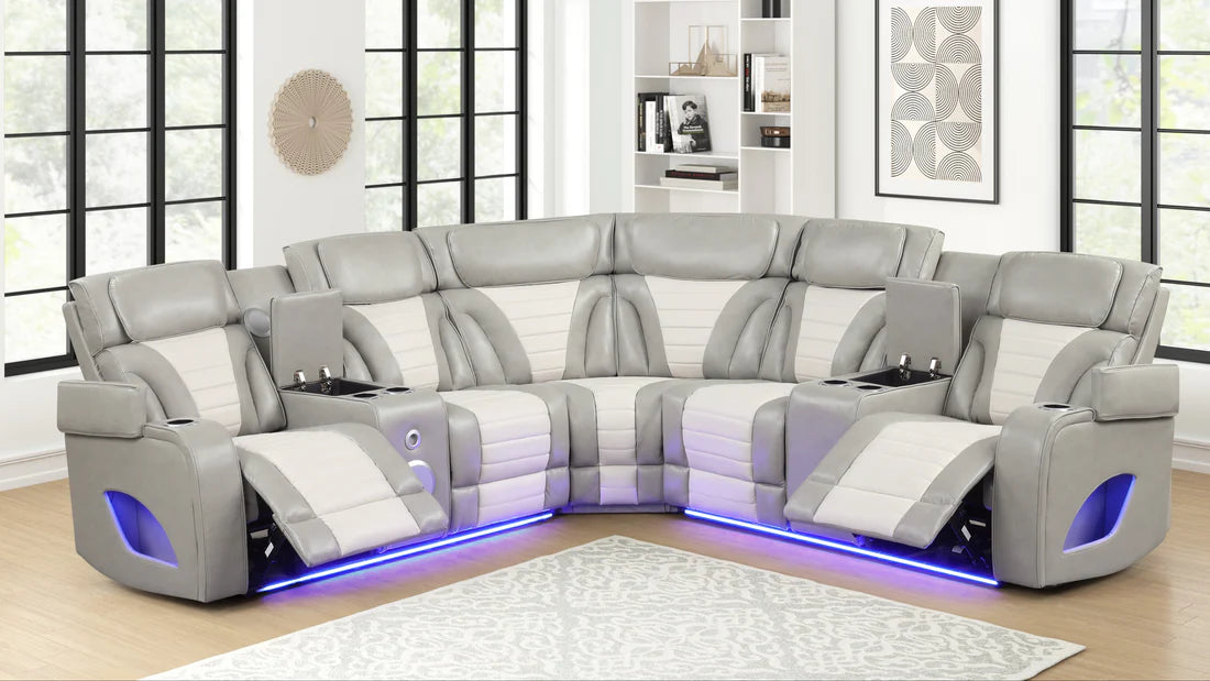 S4201 Robin Power Recliner - Grey or Black