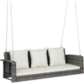 Rattan Swing Gray- 3 Seats