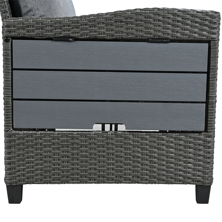 5-Piece Outdoor Patio Rattan Sofa Set