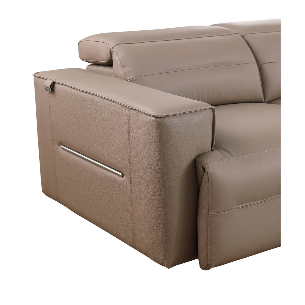 Nexus MI‑1260 Power Reclining Sectional Sofa - White, Light Blue or Brown