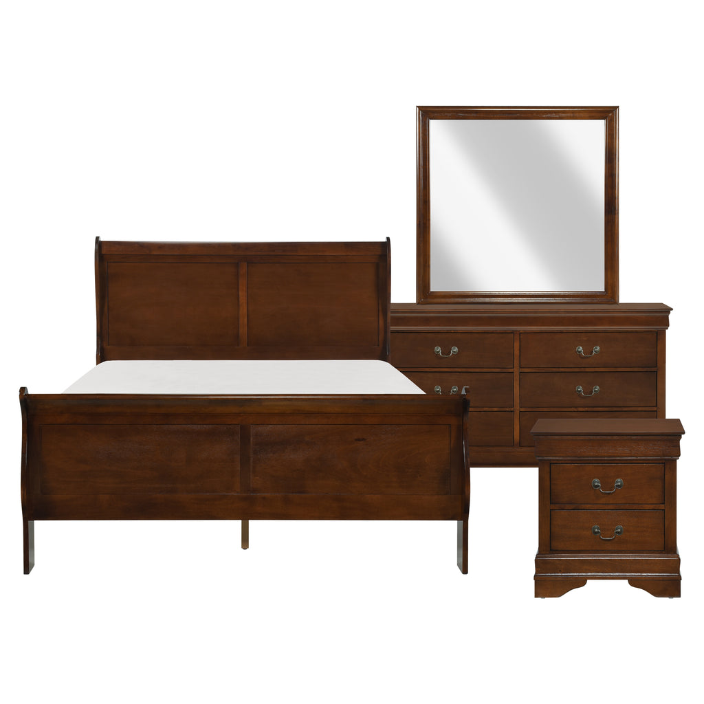 2147 Cherry Sleigh bedroom set Bedroom Set