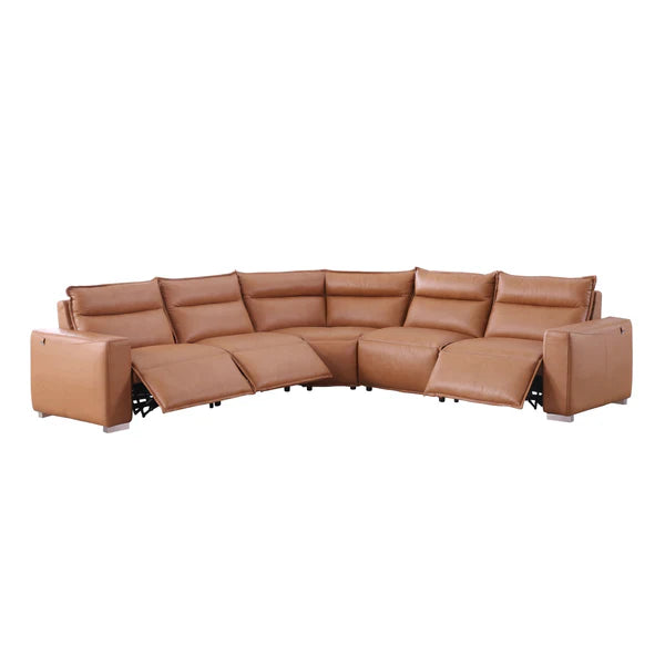 S2025 Innova Recliner Sectional - Camel, Beige or grey
