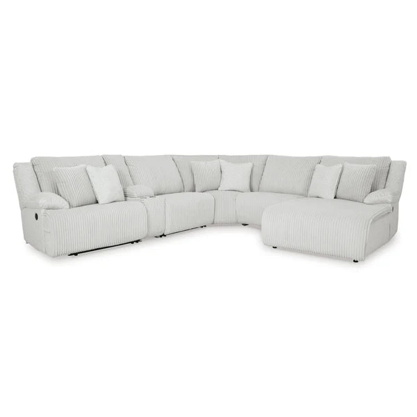 Ashley 92706 Top Tier 6‑Piece Reclining Sectional - Fossil