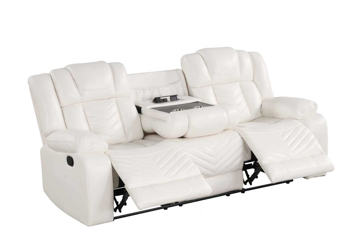 Ace White - 3PC Reclining Set
