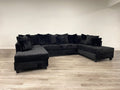 Charcoal - Double Chaise Sectional