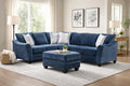 4800 Charity Indigo sectional by Simmons