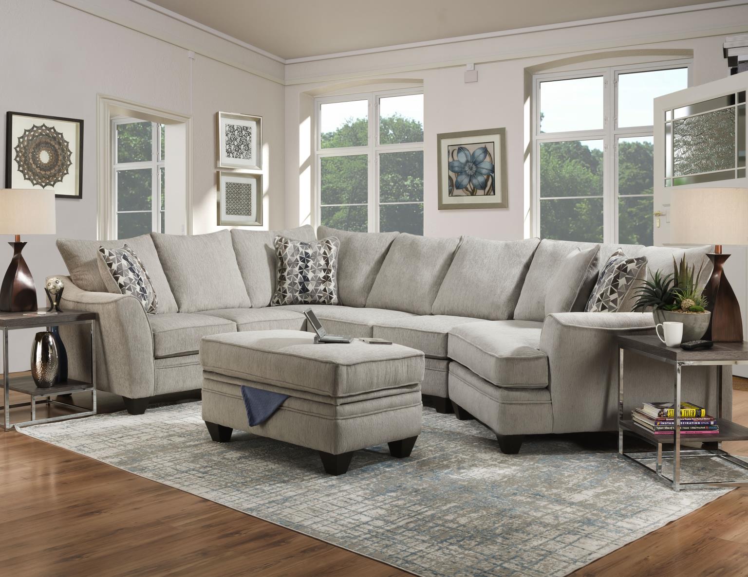 4810 Tide Cloud sectional by Simmons