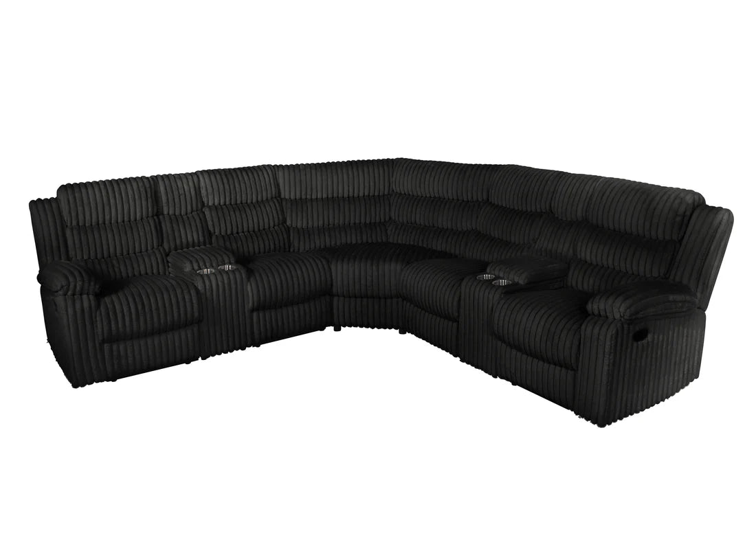 S3672 Calantha Power Reclining Sectional - Grey, Black or Cream