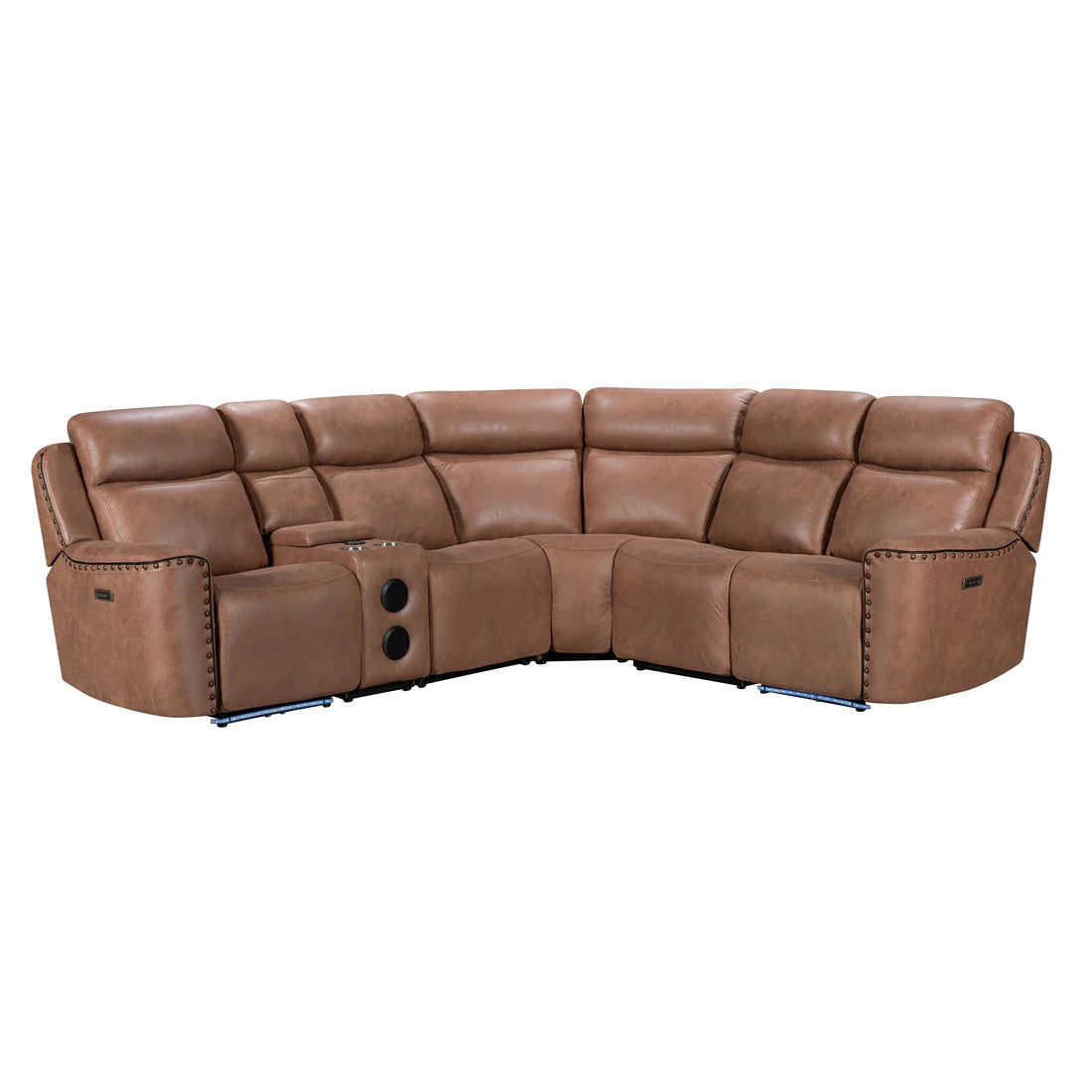 Romi S7900 Reclining Sectional Sofa - Grey or Brown