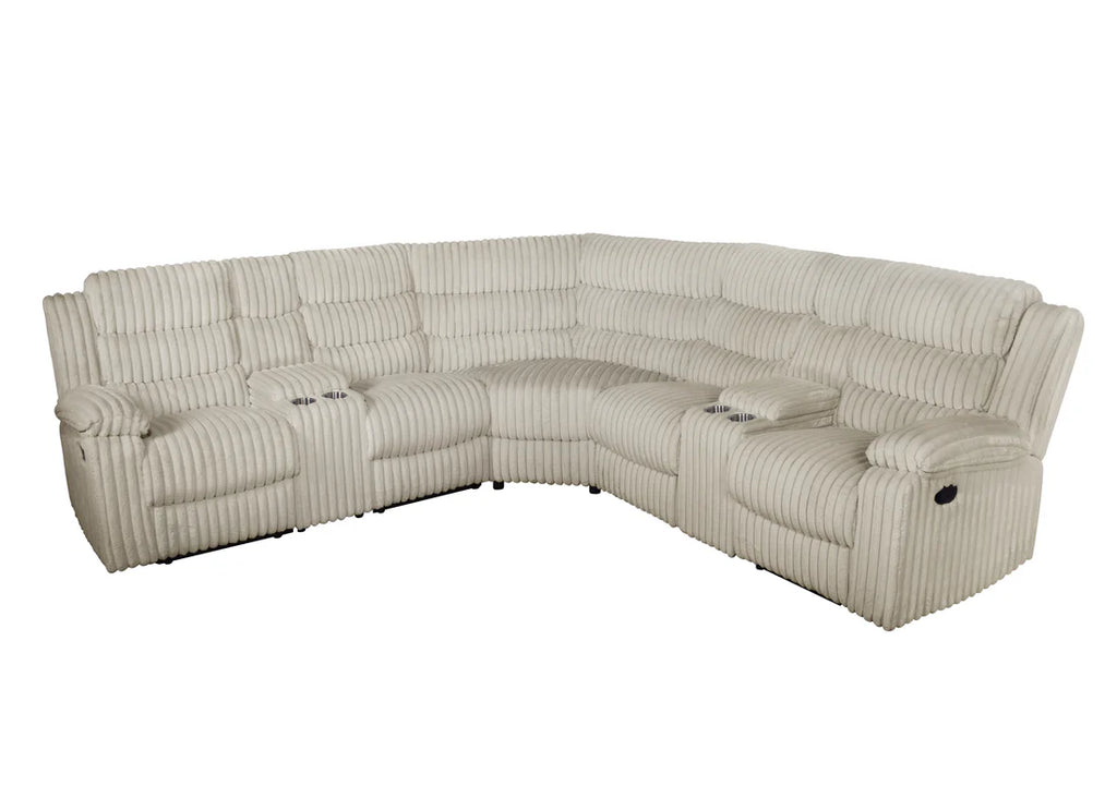 S3672 Calantha Power Reclining Sectional - Grey, Black or Cream
