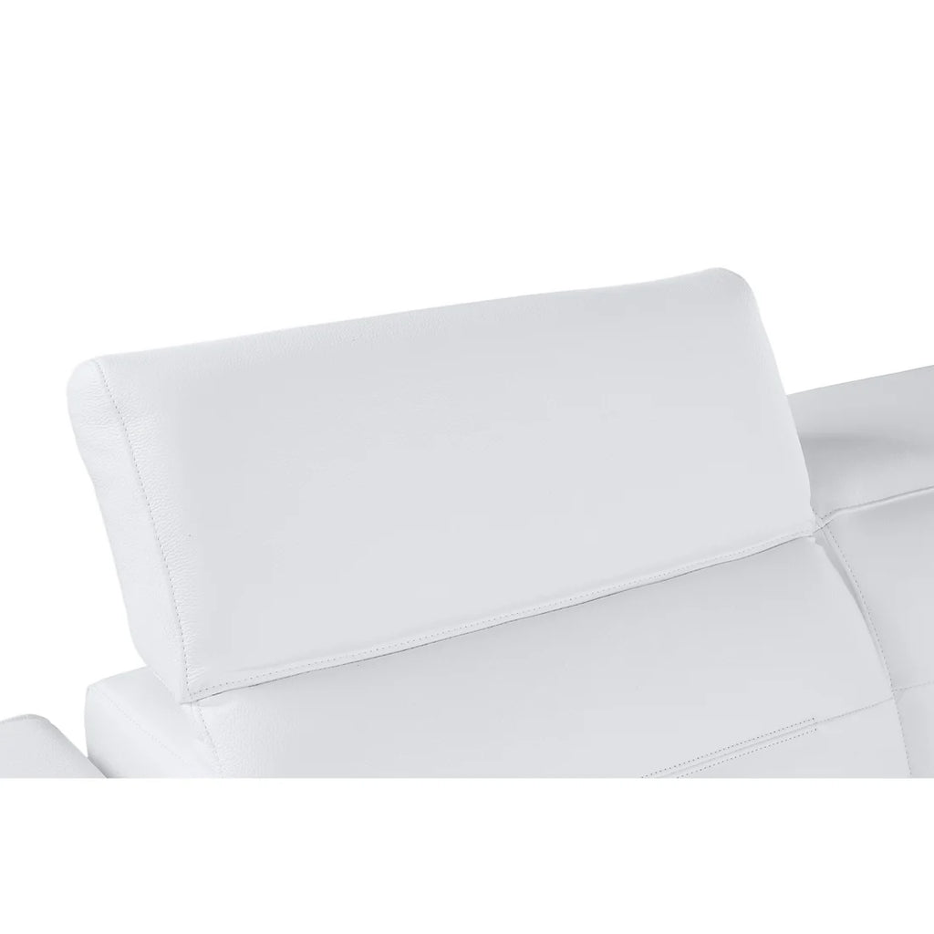 Nexus MI‑1260 Power Reclining Sectional Sofa - White, Light Blue or Brown