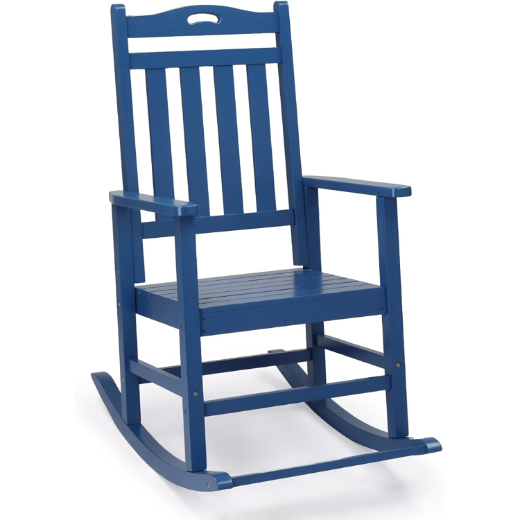 Wooden Outdoor Rocking Chair, multiple colors