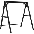 ,Wood Swing Frame, Black, Spruce Wood, for 4ft Swing Chair