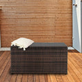 132 Gallon Extra Large Outdoor Rattan Storage Box