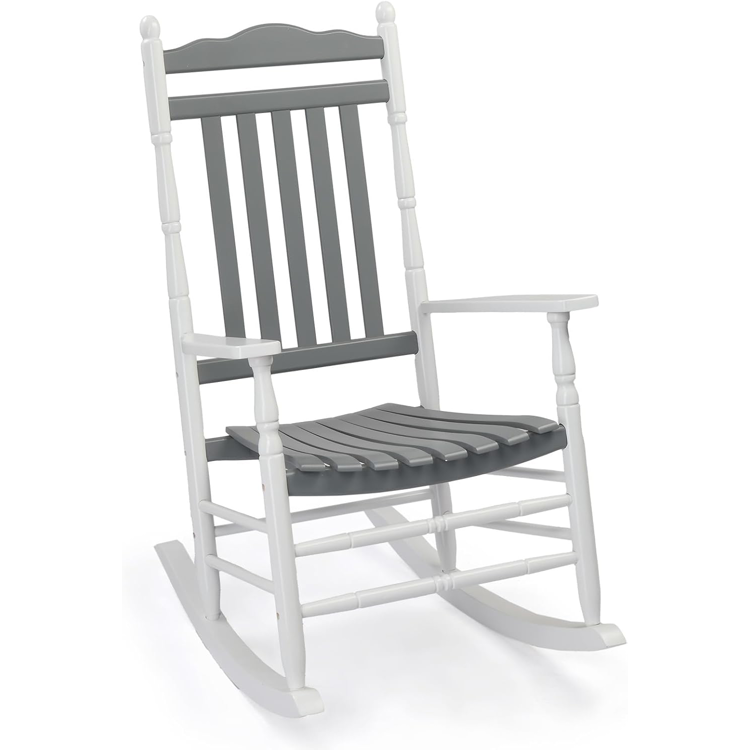 Wooden Outdoor Rocking Chair, multiple colors