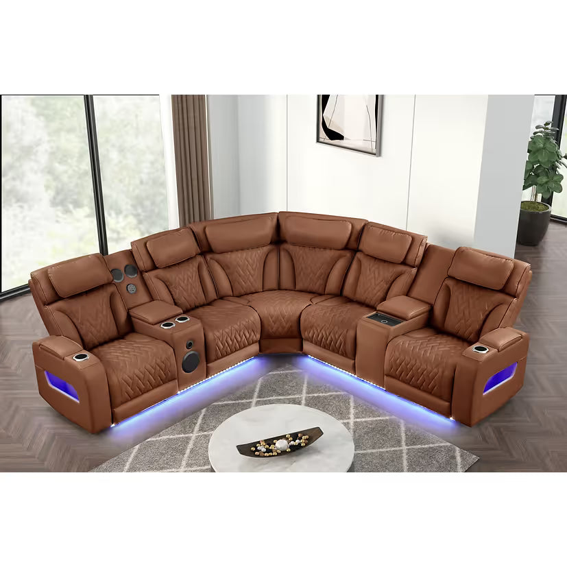 Skyline S2024 Recliner Sofa - Caramel, Black or Sand