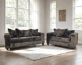 510 Chocolate Corduroy Sofa & Loveseat Set