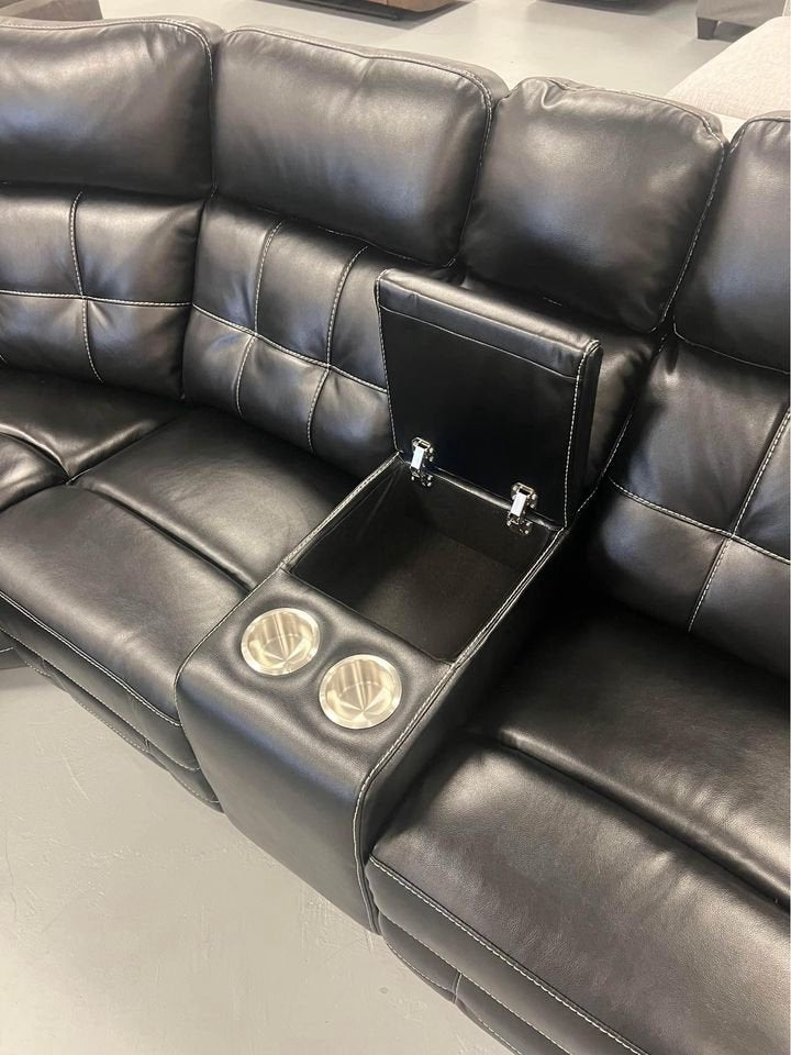 Jacob2 Black - Reclining Sectional