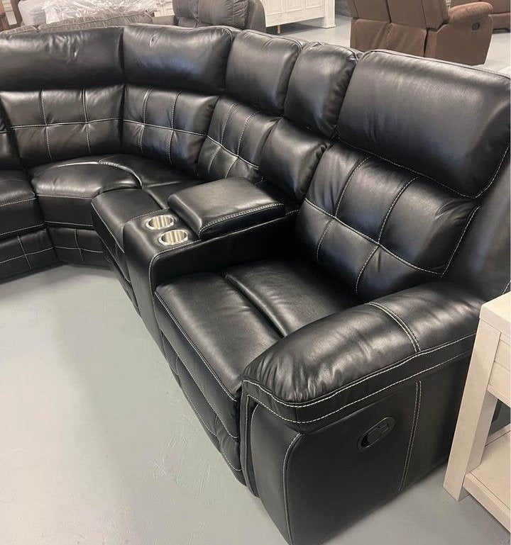 Jacob2 Black - Reclining Sectional