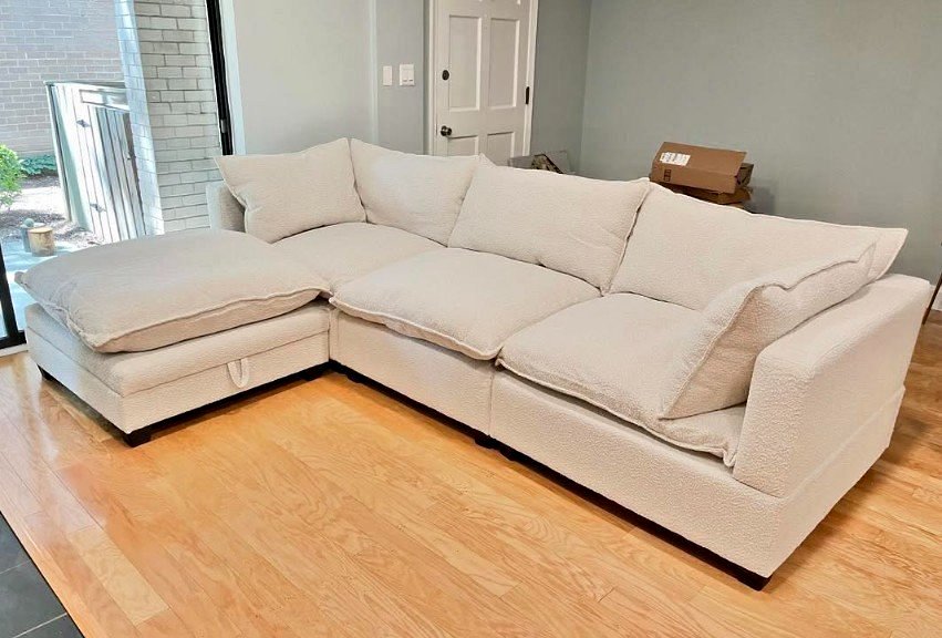 SH8897crm 4-PIECE MODULAR SECTIONAL