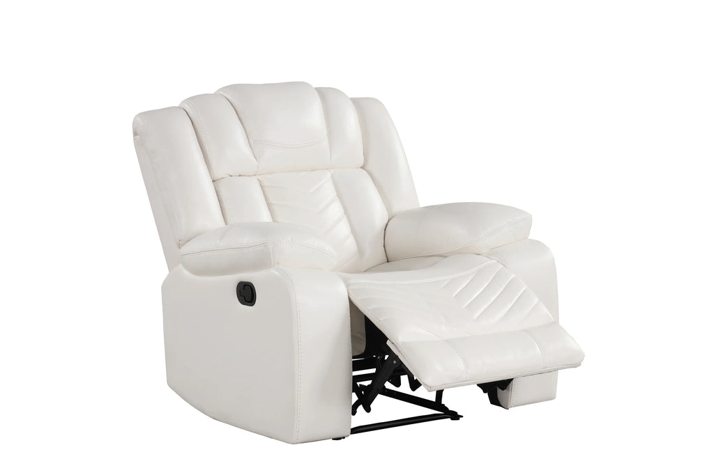 Ace White - 3PC Reclining Set
