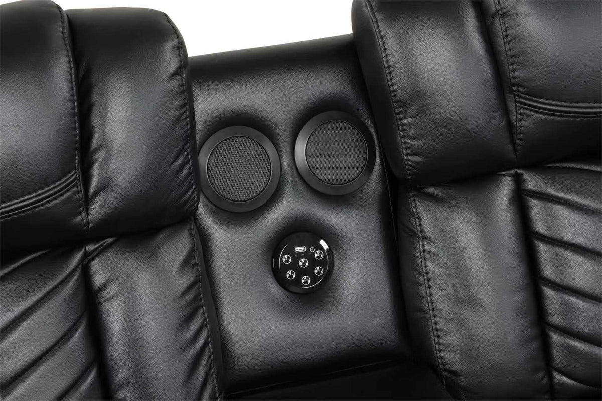 Ace Black - 3PC Reclining Set