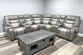 Jordan 1 Two tone grey Reclining Sectional