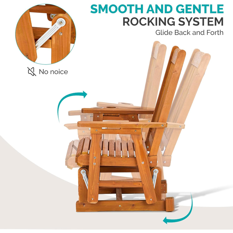 38634594 Outdoor Glider Chair Natural