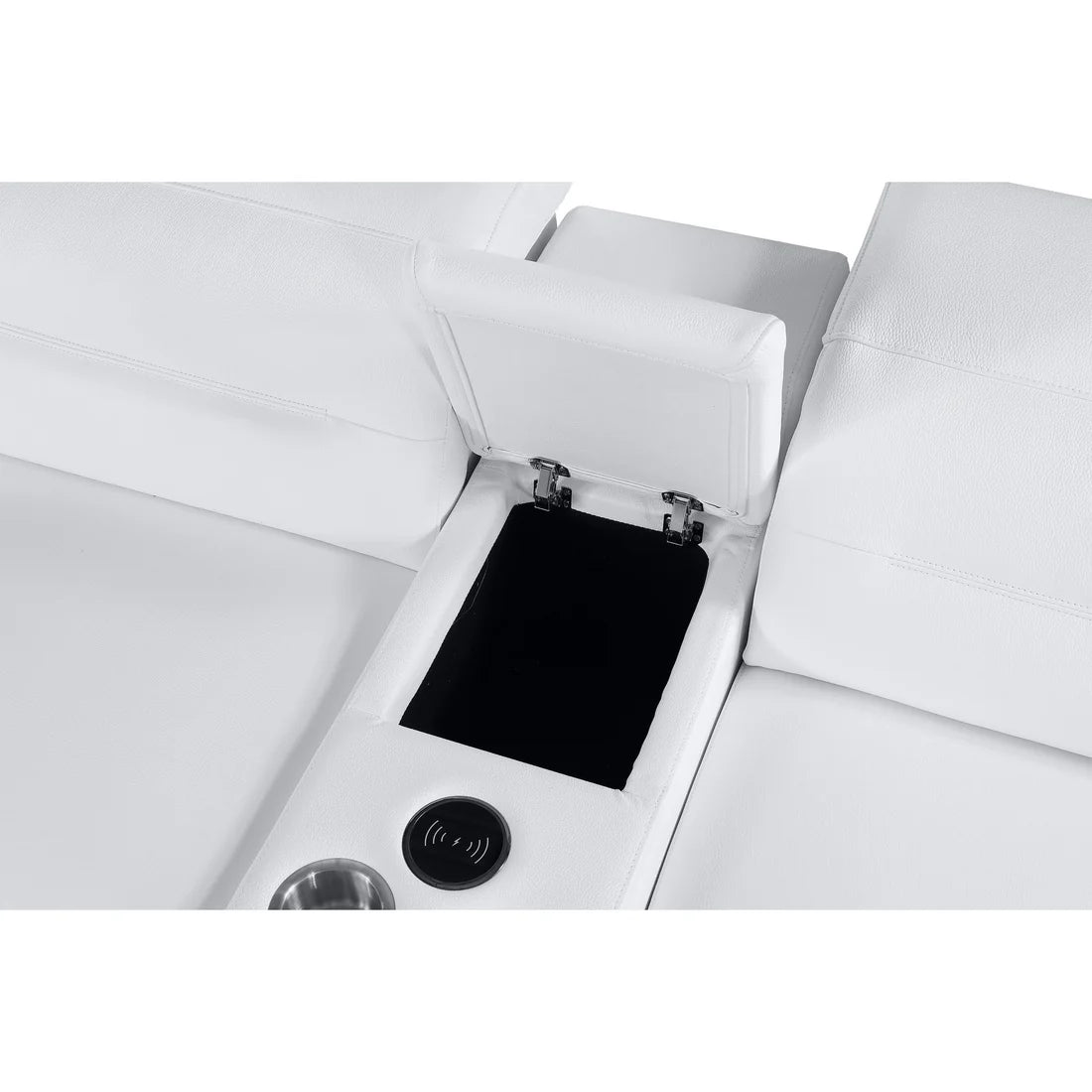 Nexus MI‑1260 Power Reclining Sectional Sofa - White, Light Blue or Brown