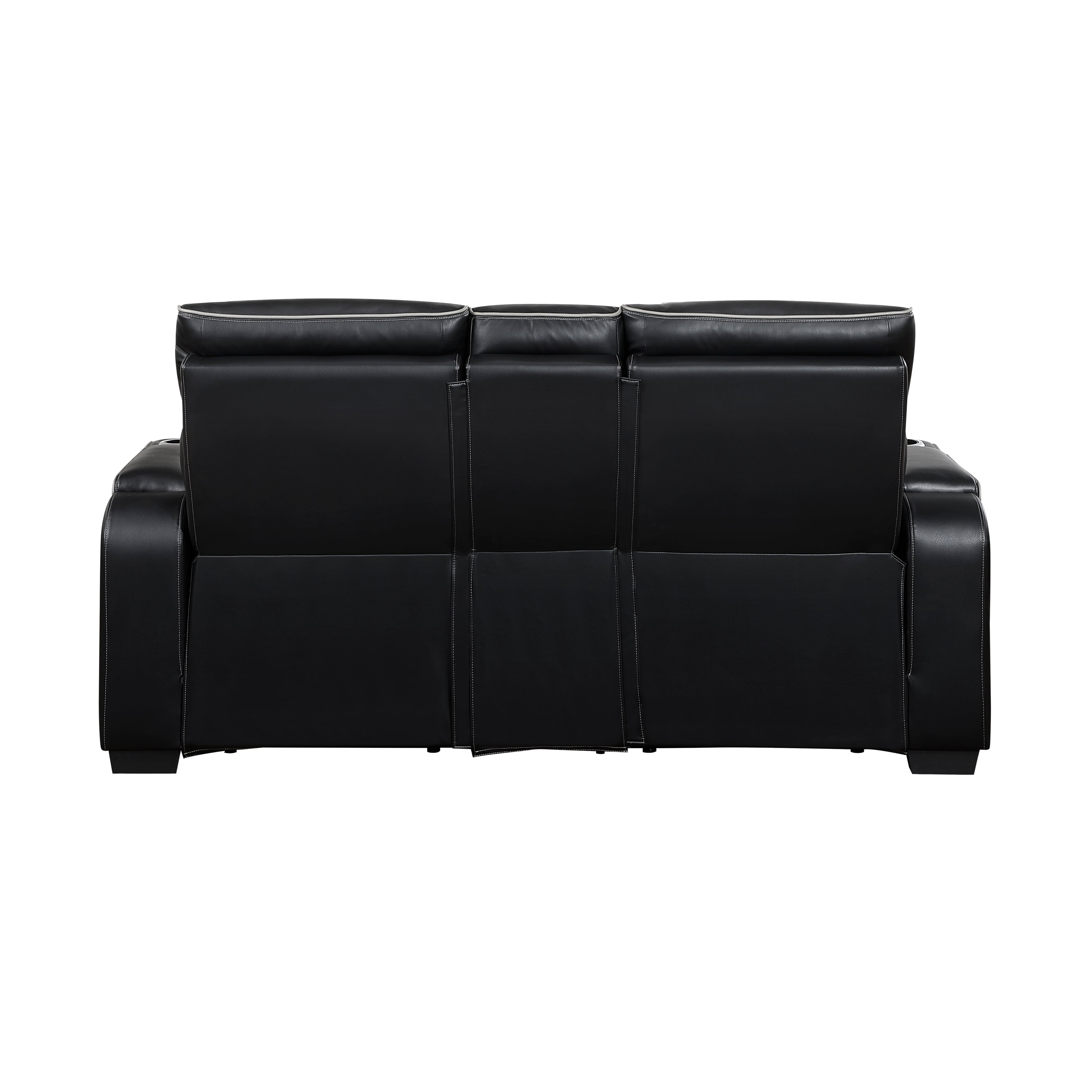 Black Power Reclining 2‑Pc Set