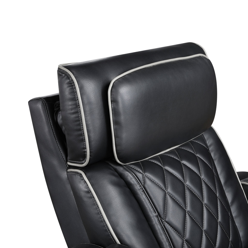 Black Power Reclining 2‑Pc Set