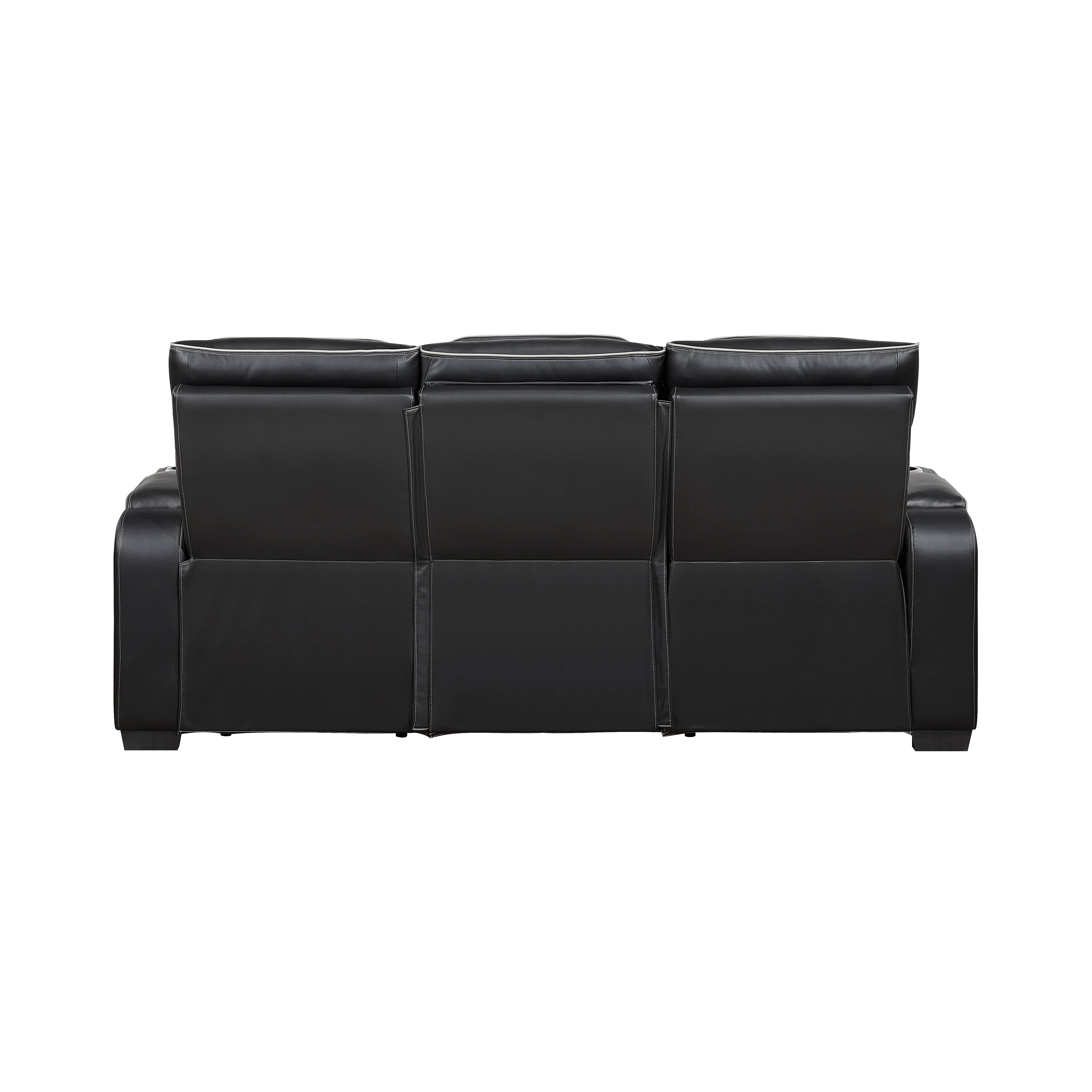 Black Power Reclining 2‑Pc Set