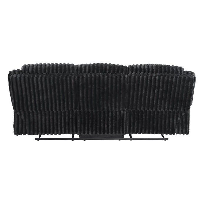 Black Corduroy Reclining Set