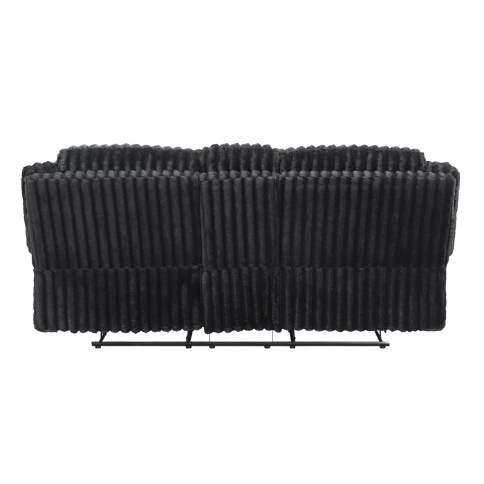 Black Corduroy Reclining Set