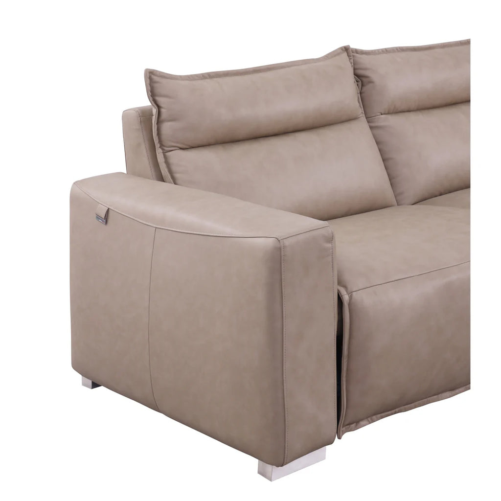 S2025 Innova Recliner Sectional - Camel, Beige or grey