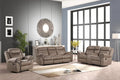 Andres Brown 3‑Piece Reclining Sofa Set