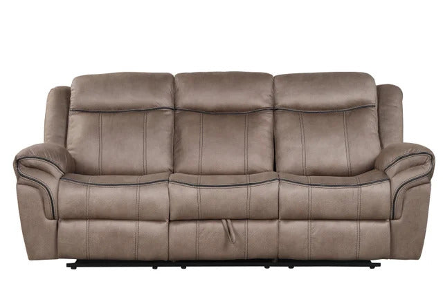 Andres Brown 3‑Piece Reclining Sofa Set