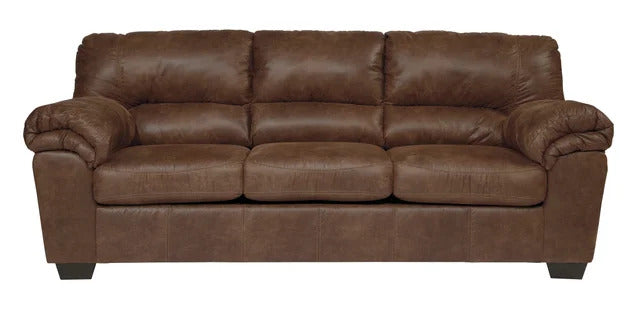 Ashley brown faux leather Sofa & Loveseat Set